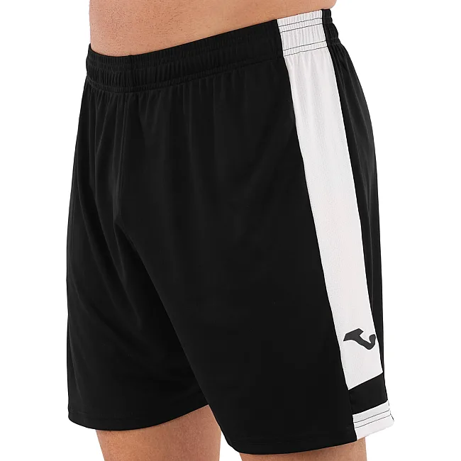 Футбольна форма комплект футболка та шорти JOMA LIDER 104285-102 4 (Чорний-білий)
