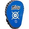Лапа боксерская изогнутая тренировочная кожа FAIRTEX BO-3362 (Желтый)