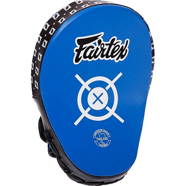 Лапа боксерская изогнутая тренировочная кожа FAIRTEX BO-3362 (Желтый)