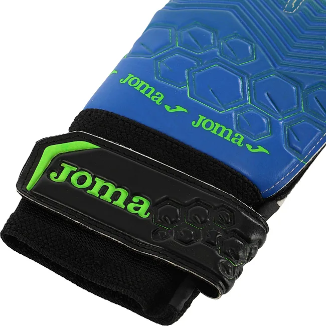 Детские вратарские перчатки JOMA CALCIO 401707-717 (Синий-салатовый)