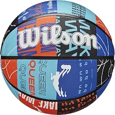 Баскетбольный мяч WILSON WNBA HEIR DNA BSKT Blue/Orange size 6