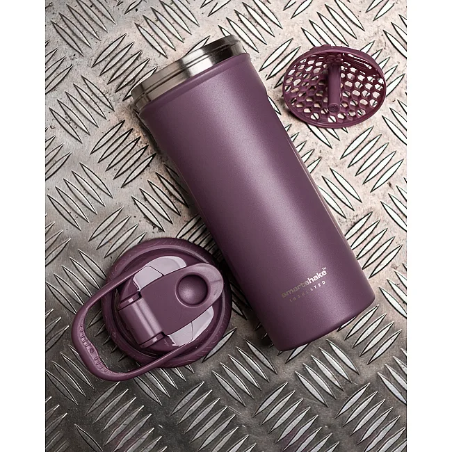 Шейкер спортивный SmartShake металлический Insulated Steel 750ml Plum