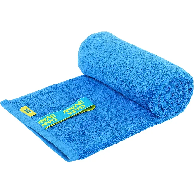 Спортивное полотенце из микрофибры MADWAVE COTTON SOFT TERRY M0762011 (Синий)