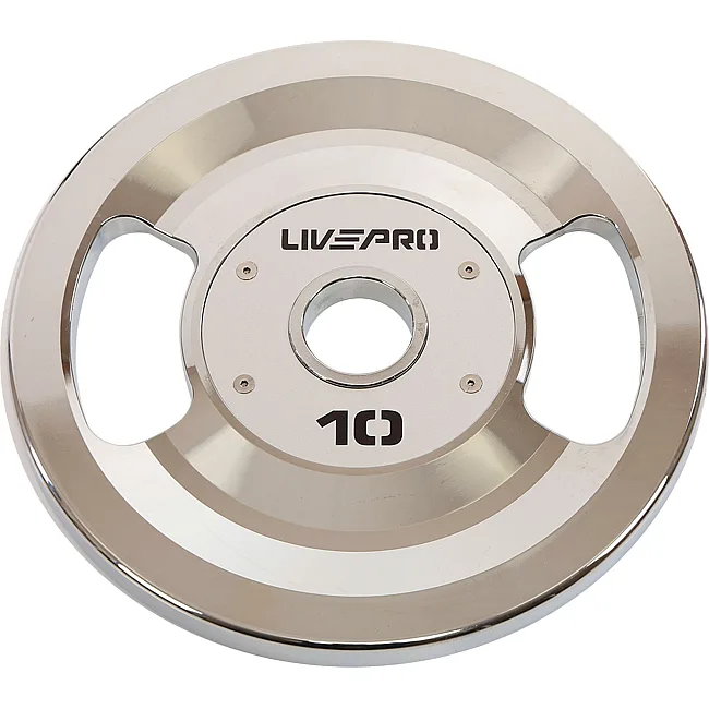 Млинці диски сталеві 2 Handle металева втулка LiveUp LP8338-10 ø51мм 10кг