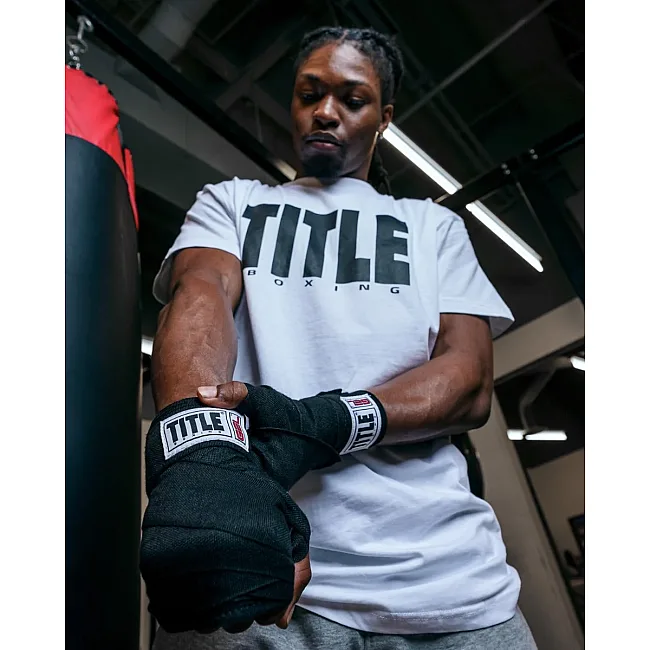 Бинты для бокса TITLE Boxing Gel Iron Fist Wraps Black 3м.