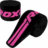 Бинти на коліна RDX K2 GYM Knee Wrap PINK PRO