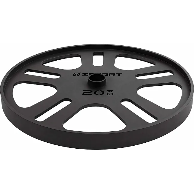 Блины диски стальные для становой тяги Deadlift Pulling Weight Plates ZELART TA-6992-20 (Черный)