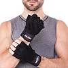 Перчатки для фитнеса и тяжелой атлетики кожаные ZELART

 SB-161070 (Черный)