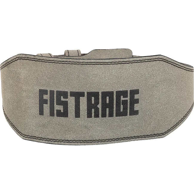Пояс для тяжелой атлетики кожа
 FISTRAGE VL-5154 спинка-15см (Серый)