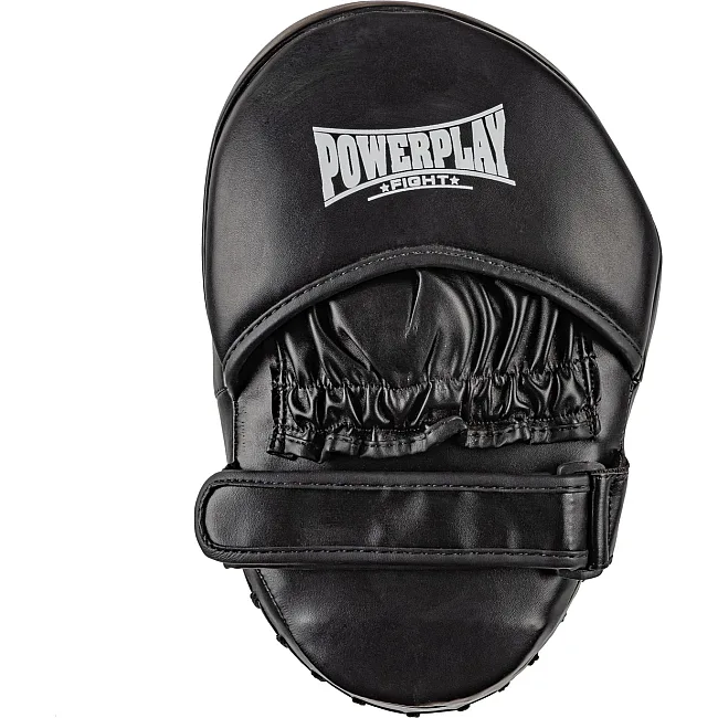 Лапи боксерські PowerPlay 3051 Чорні PU 