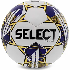 Футбольный мяч SELECT ROYALE FIFA BASIC V23 ROYALE-4WV №4 (Белый-фиолетовый)