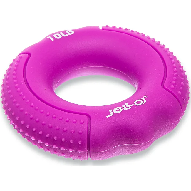 Кистевой эспандер
 кольцо JELLO

 FI-1788 1шт нагрузка 4,5-27кг (Фиолетовый)