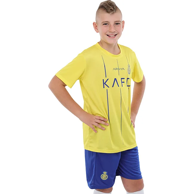 Футбольна форма дитяча із символікою клубу AL NASSR RONALDO 7 домашня 2024 SP-SPORT CO-3644 105-160см
