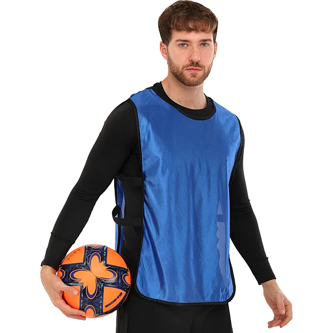 Манишка спортивная игровая с резинкой SP-SPORT CO-4000 (Синий)