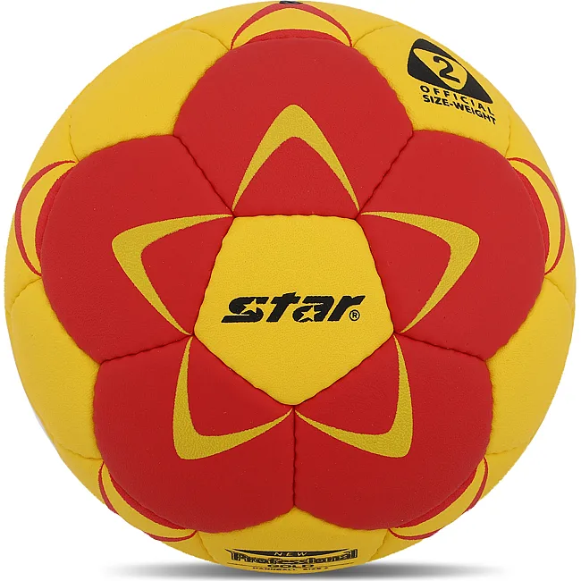 Мяч гандбольный STAR NEW PROFESSIONAL GOLD HB422
 2 (Желтый-красный)
