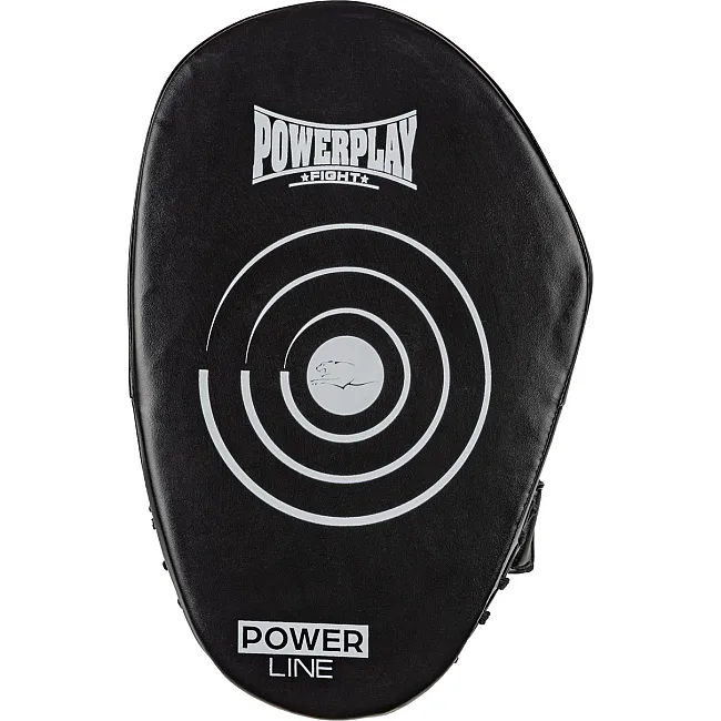 Лапи боксерські PowerPlay 3051 Чорні PU 