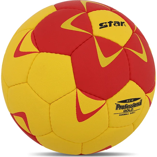 Мяч гандбольный STAR NEW PROFESSIONAL GOLD HB422
 2 (Желтый-красный)
