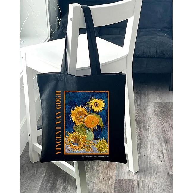 Экошопер BookOpt BK4096 Van Gogh Six Sunflowers черный