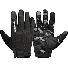 Рукавички для фітнесу RDX T2 Touch Screen Friendly Full Fingerf Black
