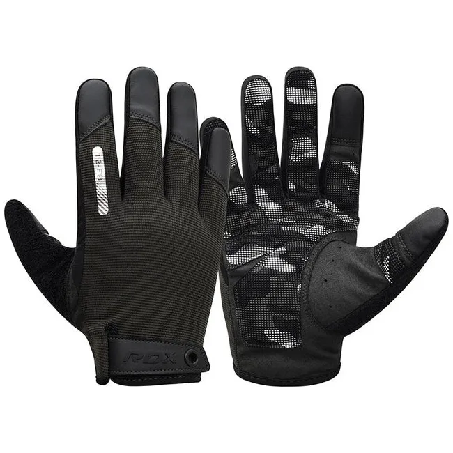 Перчатки для фитнеса RDX T2 Touch Screen Friendly Full Fingerf Black