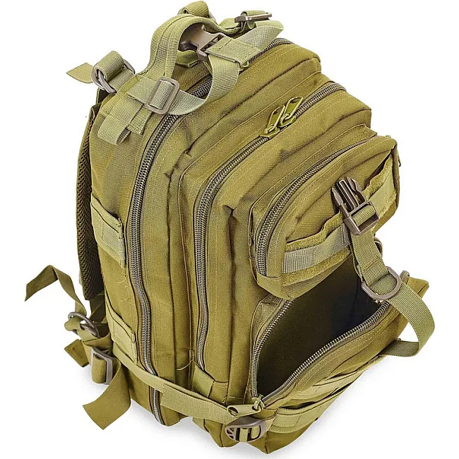 Штурмовой тактический рюкзак
 SILVER KNIGHT 3P
 43x22x18см 17л (Оливковый)