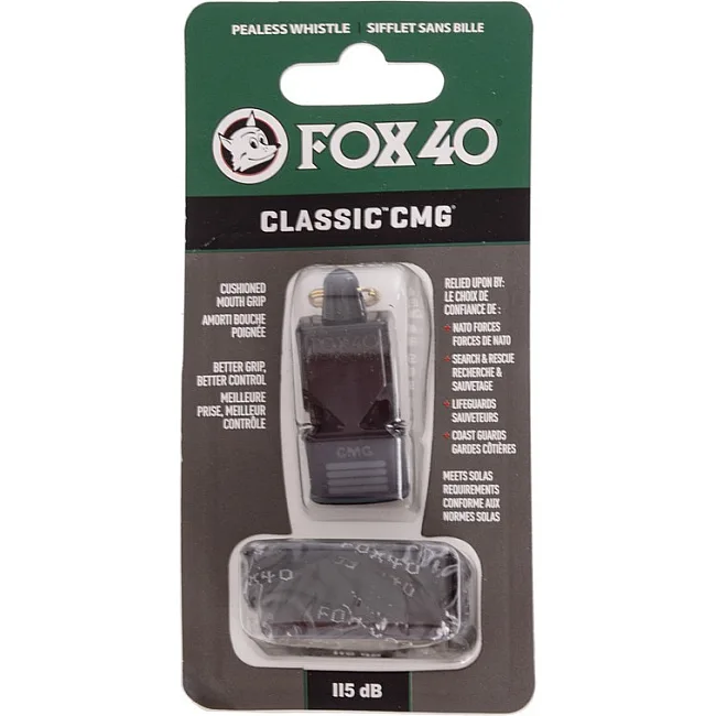 Свисток спортивный судейский пластиковый со шнурком Classic CMG FOX40
Classic
