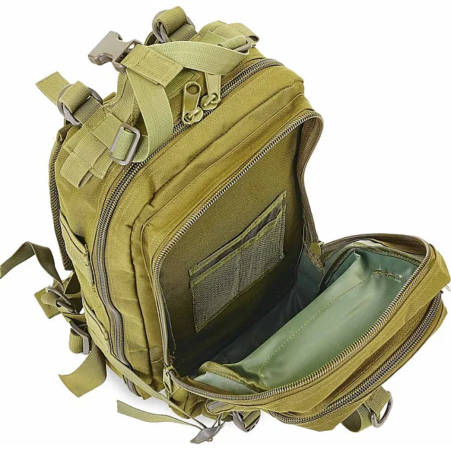 Штурмовой тактический рюкзак
 SILVER KNIGHT 3P
 43x22x18см 17л (Оливковый)