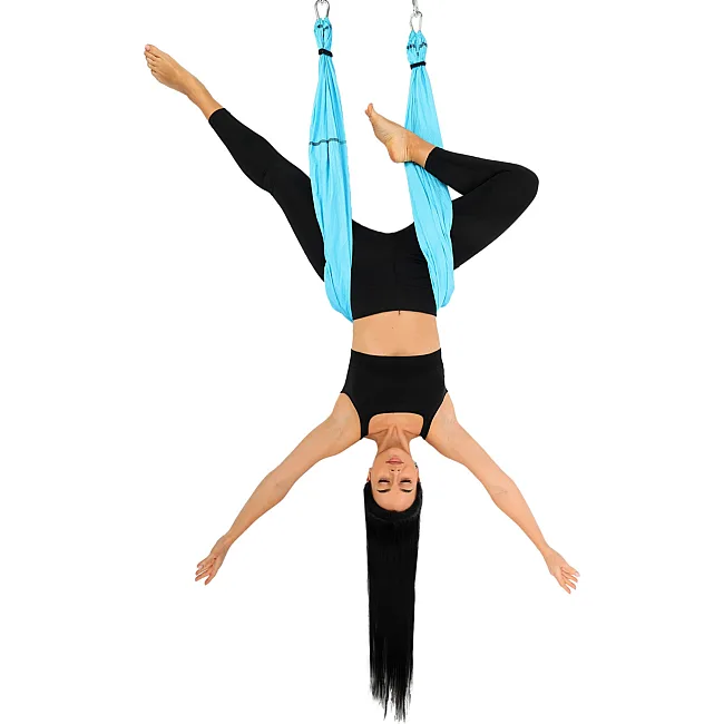 Гамак для йоги Antigravity Yoga ZELART
 FI-5453 (Голубой)