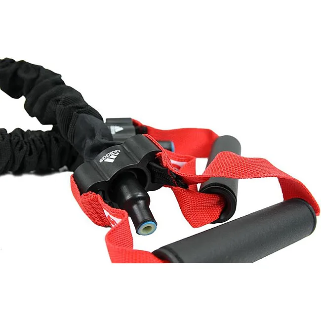 Эспандер трубчатый Adidas Power Tube черный, красный 122 см
