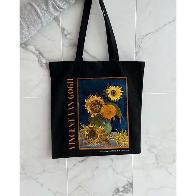Экошопер BookOpt BK4096 Van Gogh Six Sunflowers черный