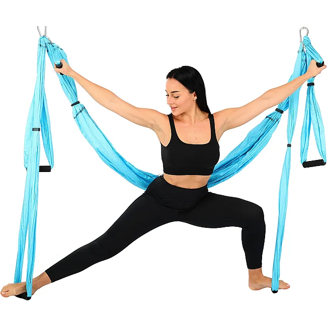 Гамак для йоги Antigravity Yoga ZELART
 FI-5453 (Голубой)