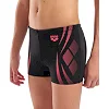 Плавки-шорты для мальчиков Arena POSEIDONIA SWIM SHORT черный, коралловый