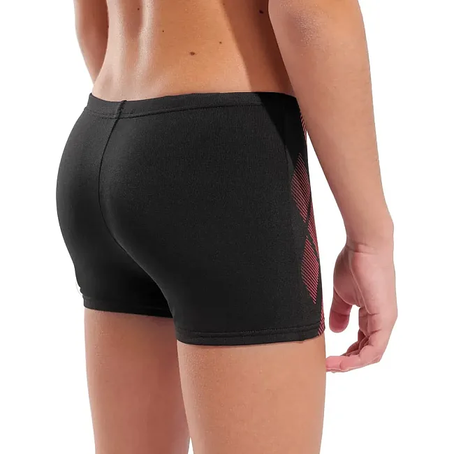 Плавки-шорты для мальчиков Arena POSEIDONIA SWIM SHORT черный, коралловый