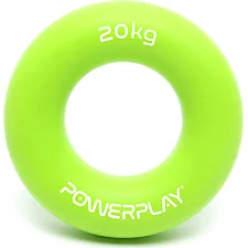 Кистевой эспандер силиконовый POWERPLAY PP-4324 Hand Grip Ring Medium 20 кг. Зеленый