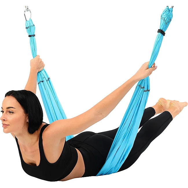 Гамак для йоги Antigravity Yoga ZELART
 FI-5453 (Голубой)
