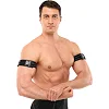 Ленты для тренировок бицепса BFR ремни Kaatsu OCCLUSION BANDS EZOUS C-09 2шт (Черный-серый)