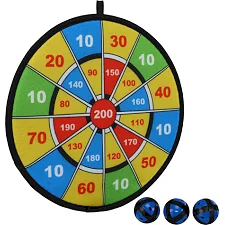Дартс 6 мячей и мишень VELCRO dartboard BAILI BL-603 30cм