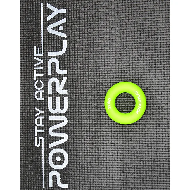 Кистевой эспандер силиконовый POWERPLAY PP-4324 Hand Grip Ring Medium 20 кг. Зеленый