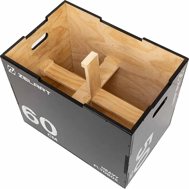 Бокс плиометрический тумба для кроссфита Плиобокс Wood Plyo box ZELART TA-4774-2 1шт 75см