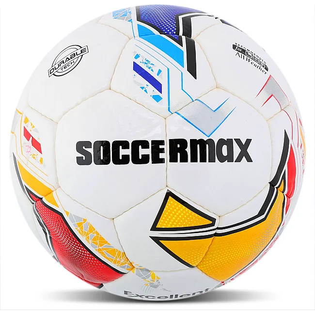Футбольный мяч
 SOCCERMAX FB-9495 №5 PU (Белый-желтый-синий)