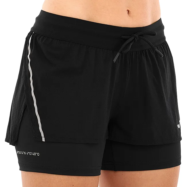 Спортивные шорты
 двойные 2 в 1 женские JOMA

 R-NIGHT 901830-100 (Черный)
