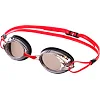 Очки для плавания взрослые MADWAVE SPURT Mirror M042725 (Красный-черный)