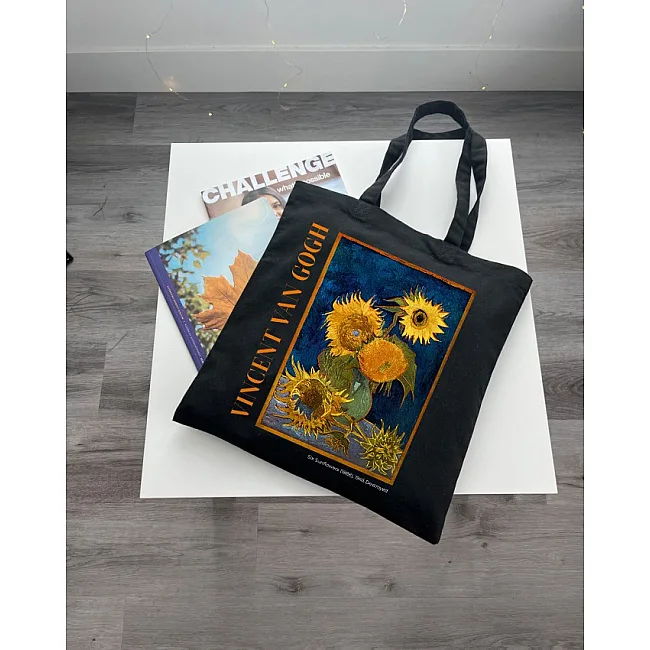 Экошопер BookOpt BK4096 Van Gogh Six Sunflowers черный