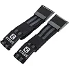 Ленты для тренировок бицепса BFR ремни Kaatsu OCCLUSION BANDS EZOUS C-09 2шт (Черный-серый)