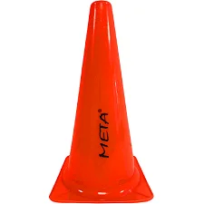Конус для тренировок META Coloured Cone оранжевый 30 см