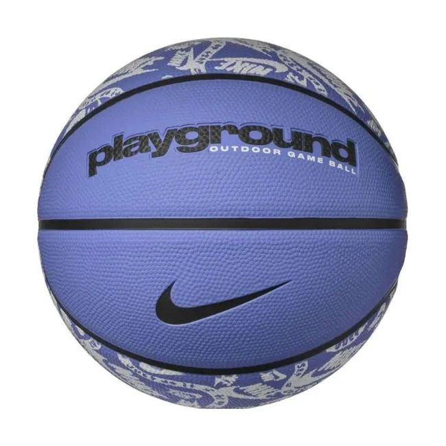 М'яч баскетбольний Nike EVERYDAY PLAYGROUND 8P GRAPHIC DEFLATED POLAR/BLACK/BLACK/WHITE size 7