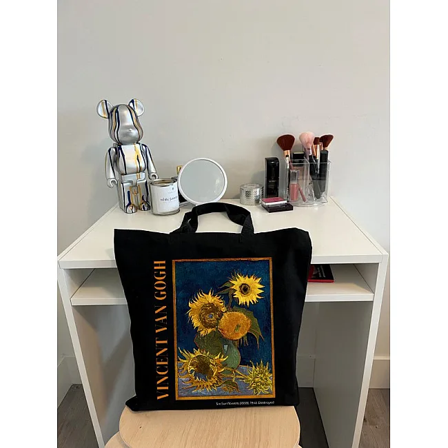 Экошопер BookOpt BK4096 Van Gogh Six Sunflowers черный