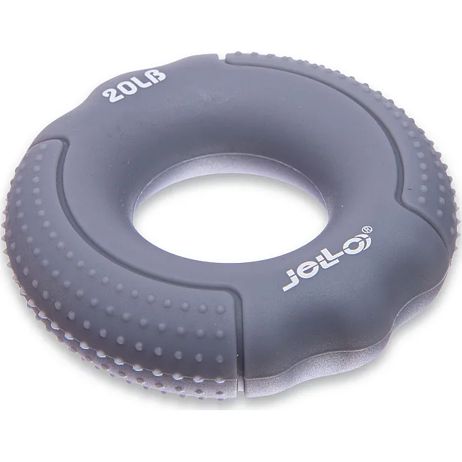 Кистевой эспандер кольцо JELLO FI-1788 1шт нагрузка 4,5-27кг (Салатовый)