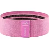 Тканевая резинка для фитнеса и спорта POWERPLAY 4111 Hip Band M Medium Розовая (d_76cm)