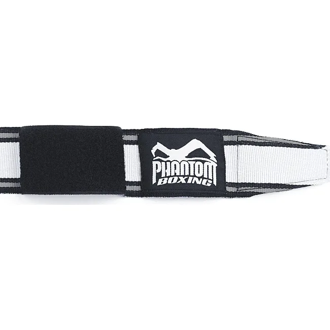 Боксерские бинты PHANTOM MT-Pro Black/White 450см. (4.5м.)